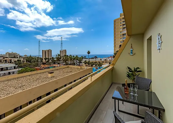 Lägenhet Newly Reformed With Sea View And Pool, Near The Beach, In Playa De Americas Playa de las Americas (Tenerife)