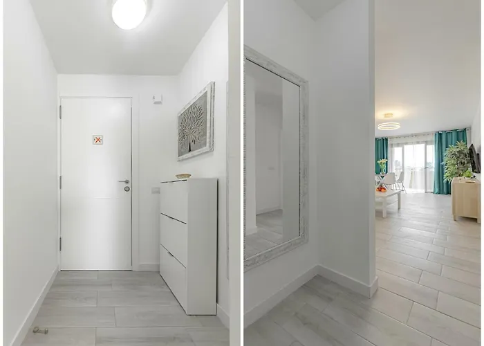 Newly Reformed With Sea View And Pool, Near The Beach, In Playa De Americas Apartment *