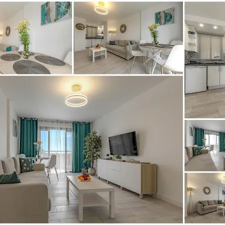 Newly Reformed With Sea View And Pool, Near The Beach, In Playa De Americas Apartment