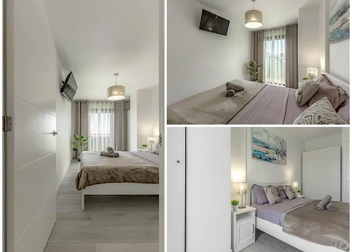 Newly Reformed With Sea View And Pool, Near The Beach, In Playa De Americas Apartment *